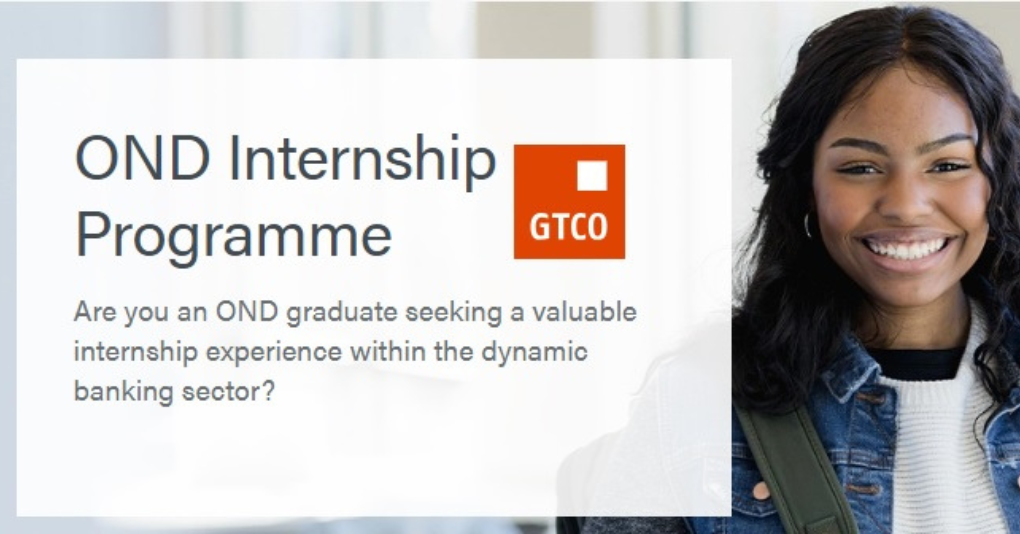 GTCO 2024 OND Internship Programme For Nigerian Students