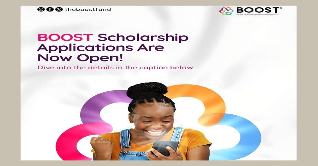 BOOST 2024 Undergraduate Scholarship for Nigerian Students