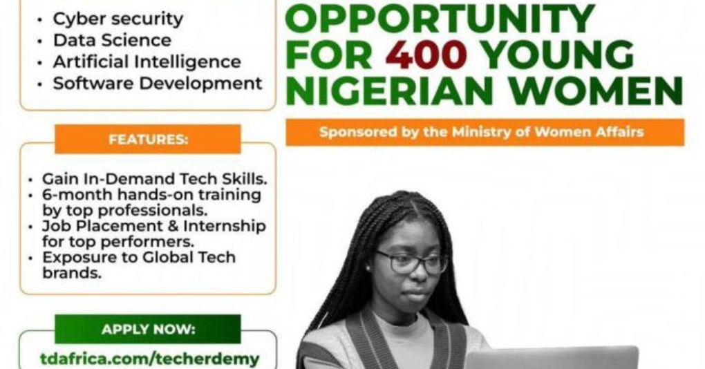 2024 TecHERdemy Skills Training by Federal Government of Nigeria