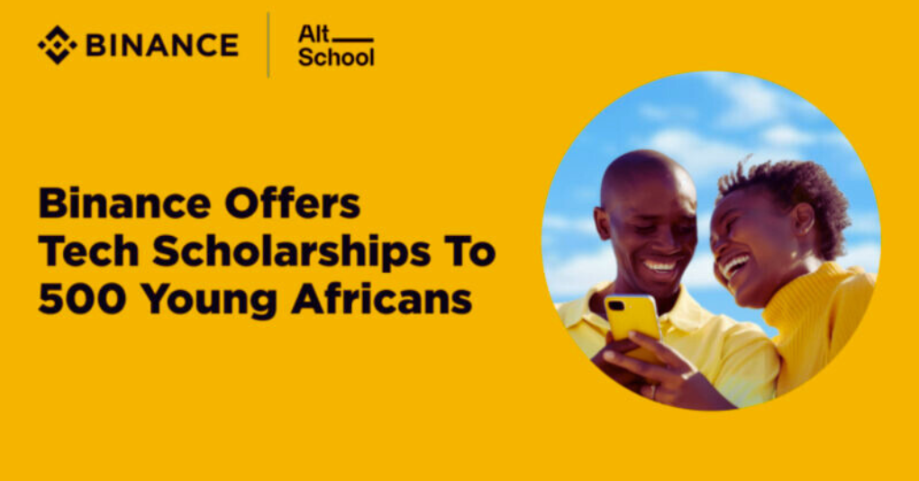 Binance Partners to Award Tech Scholarships To 500 Youth